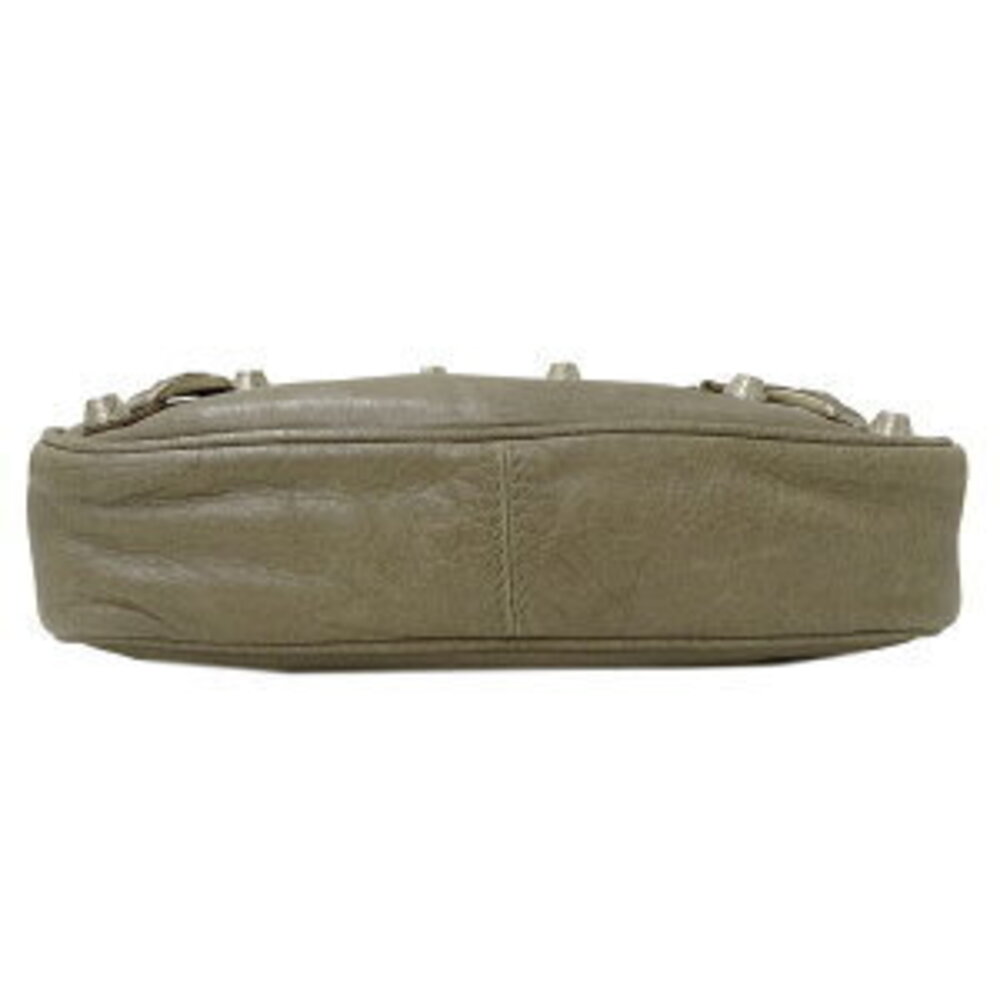 Balenciaga Bag Shoulder Leather Beige Greige Gray Crossbody - Picture 3 of 8